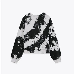 Zara tie-dye sweatshirt